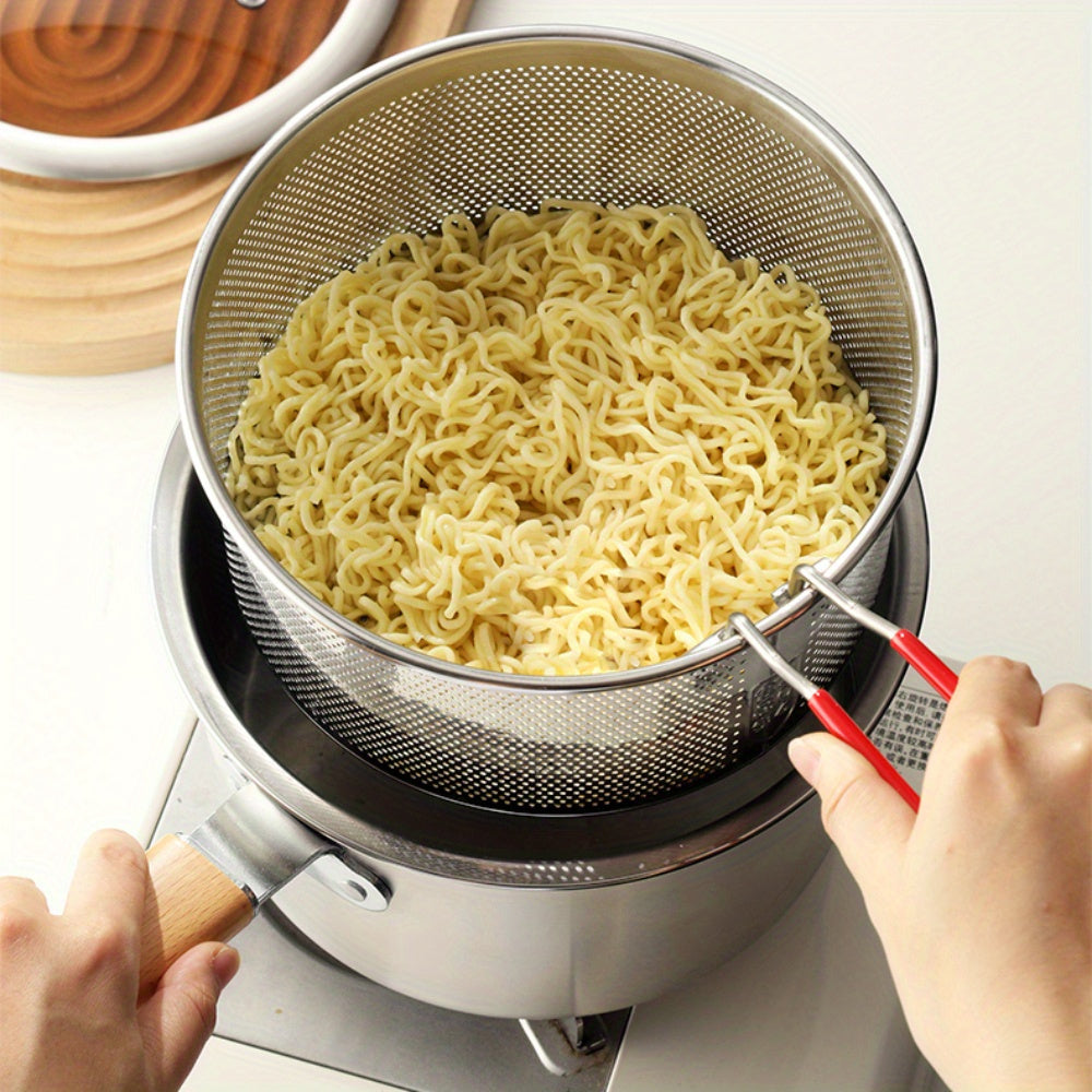 Cookware Set with Stainless Steel Frying Basket