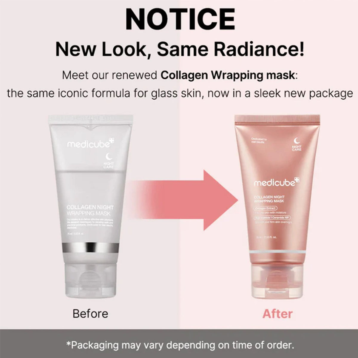 Medicube Collagen Night Wrapping Mask 75ml Tube