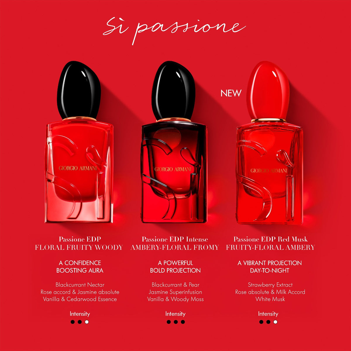 Giorgio Armani Si Passione Red Musk Eau De Parfum 50ml Spray