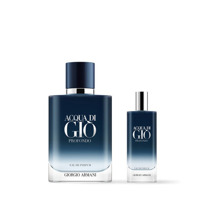 Giorgio Armani Acqua Di Gio Profondo Eau De Parfum 100ml & Travel Spray 15ml Gift Set