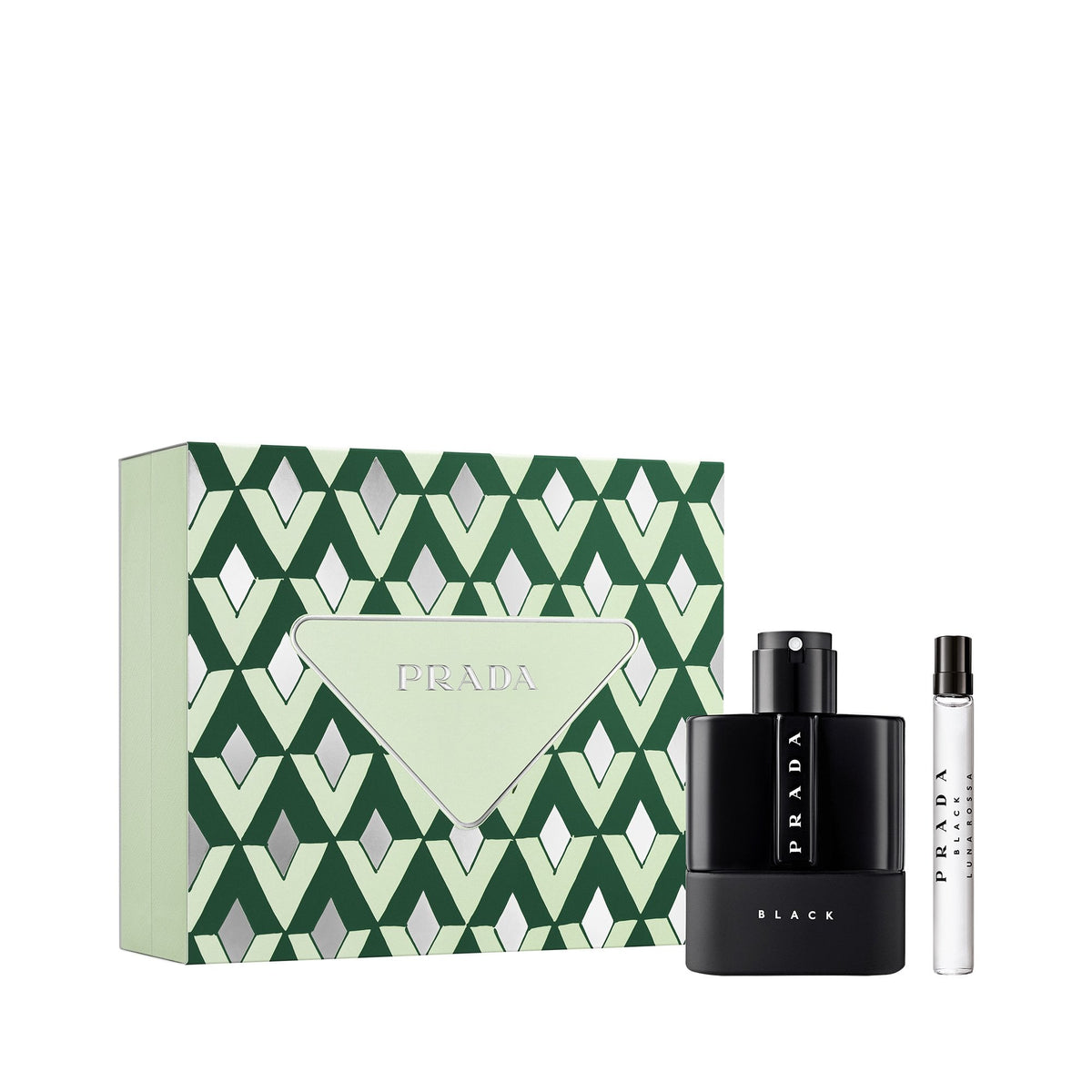 Prada Luna Rossa Black Eau De Parfum 100ml & Travel Spray 10ml Gift Set