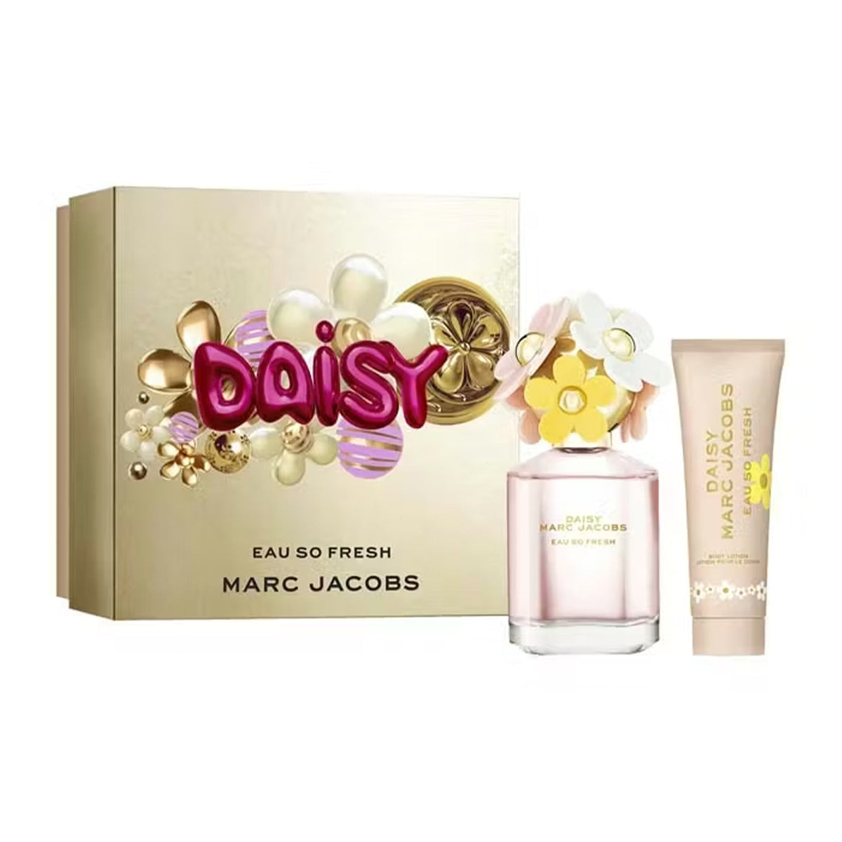 Marc Jacobs Daisy Eau So Fresh Eau De Toilette 75ml & Body Lotion 75ml Gift Set
