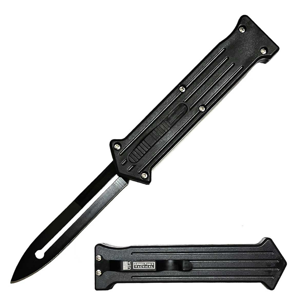 8.25 Inch Double Action JOKER OTF knife - TOPHATTER'S ARMORY DEALS