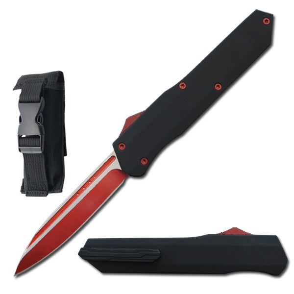 8.75" Splash Zone OTF Automatic Out the Front Pocket Knife - TOPHATTER'S ARMORY DEALS