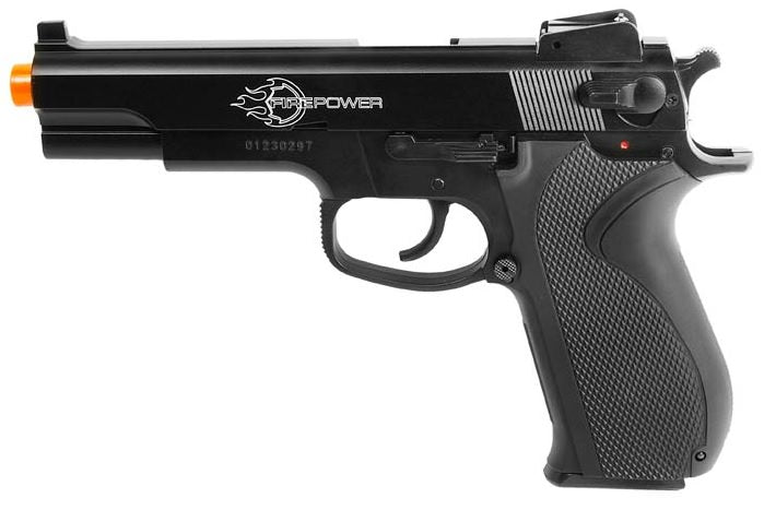 Full Metal Slide .45 Full Size Heavyweight Spring Airsoft Pistol - TOPHATTER'S ARMORY DEALS