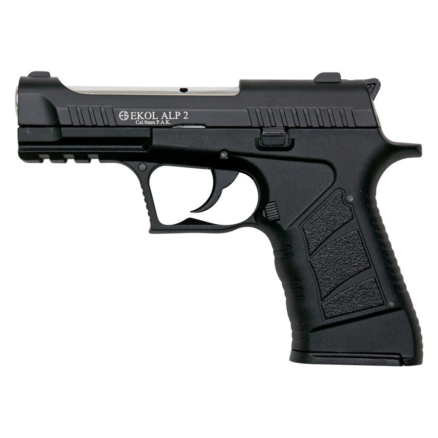 EKOL ALP2 Black Finish 9mm Sub-Compact V92F Model Blank Firing Gun