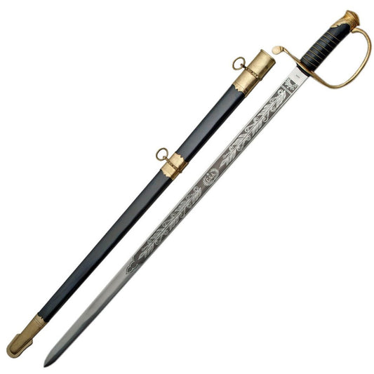 WJ McElroy Confederate Civil War CSA Sword