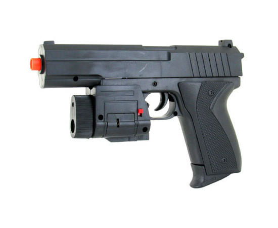 M555AF FPS-190 Spring Airsoft Pistol with Flashlight, Laser - TOPHATTER'S ARMORY DEALS