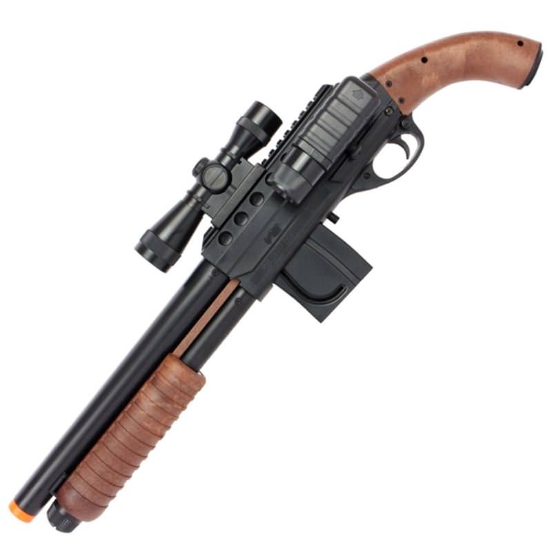Smith & Wesson Pistol Grip Mad Max Shotgun With Scope Flashlight & Extra Mag