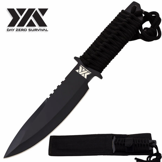 Survival Hunting KNIFE Tactical Full Tang Blade Bowie Combat Military