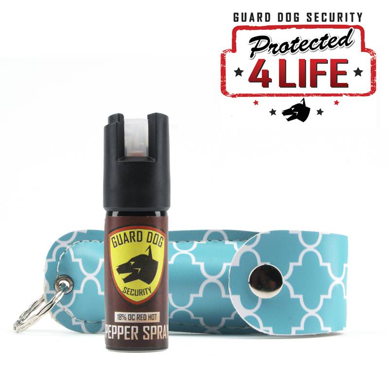 Personal Defense Pepper Spray OC-18 1/2 oz Fireista Teal Mediterranean