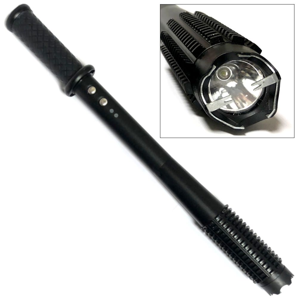 Monster Rechargeable Self Defense Flashlight Stun Gun Baton