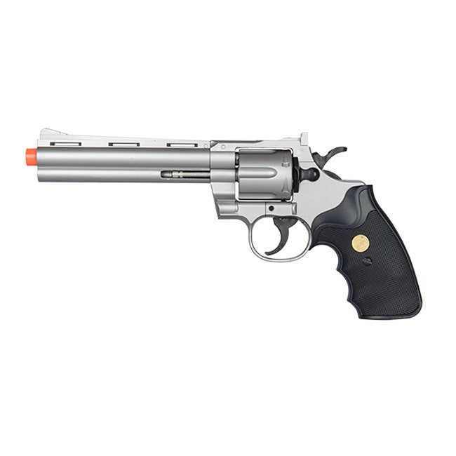 G36B Spring Powered Airsoft Revolver Old West Silver - TOPHATTER'S ARMORY DEALS