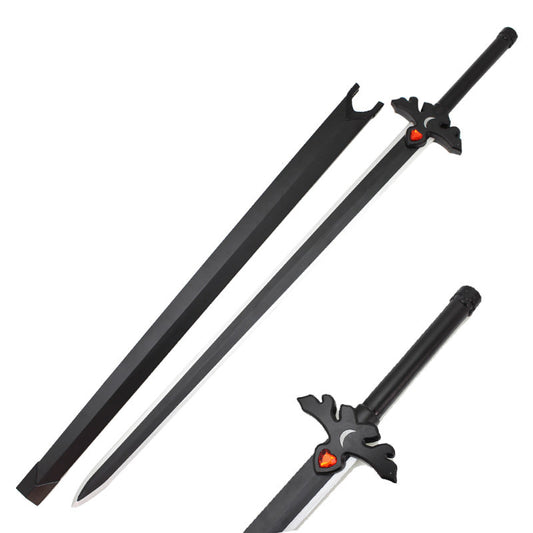 SAO Alicization Kirigaya Kazuto/Kirito's Cosplay Wooden Night Sky Sword