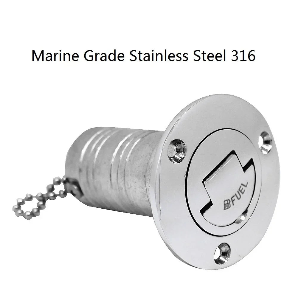 316 Stainless Steel Boat Fuel Filler – 38mm