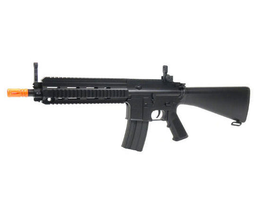 Double Eagle MK416 AEG Tactical RIS Assault Rifle with Fixed Stock