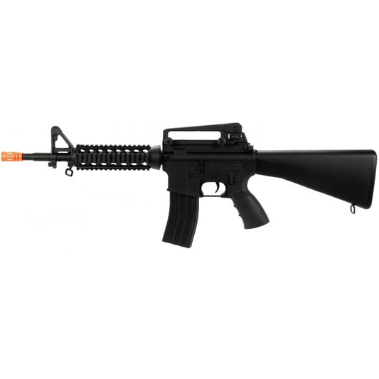 Well Airsoft M4 AEG Tactical RIS with Fixed Stock Carrying Handle