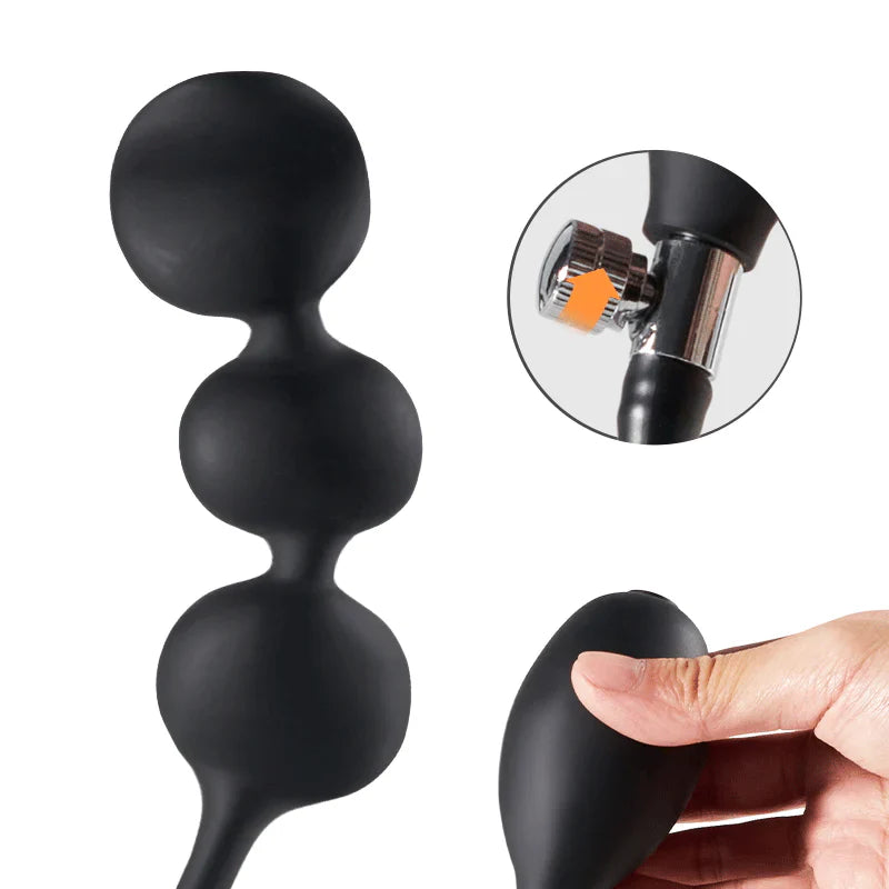 U-EURICH Silicone Inflatable Butt Plug For Couple & Beginners - Anal Toy product image for intimate wellness and personal car
