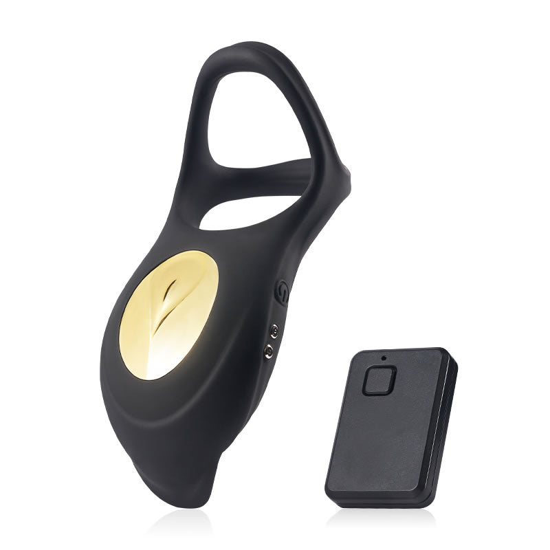 5 Suctions 5 Vibrations Mutual Pleasure Remote Control Penis Ring - Vibrator product image for intimate wellness and personal