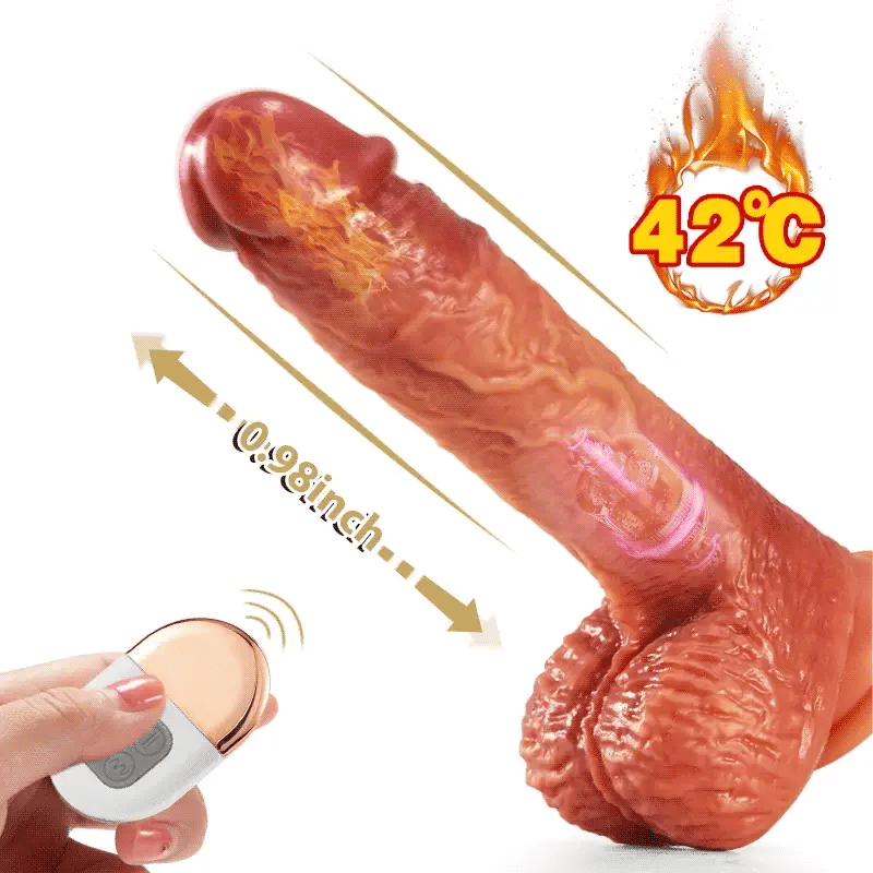 WENDT 3-in-1 Realistic Non-sticky Blush Dildo 9 INCH - Dildo product image for intimate wellness and personal care