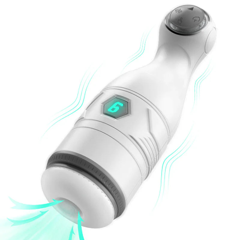 NO.6 Sucking & Vibrating Technology Masturbation Cup - Adult Wellness Product product image for intimate wellness and persona