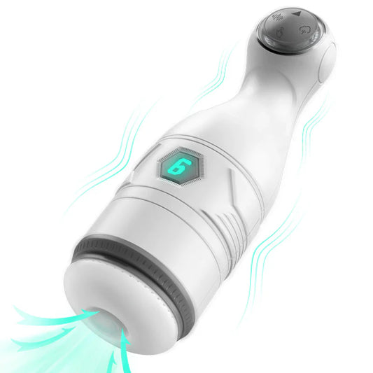 NO.6 Sucking & Vibrating Technology Masturbation Cup - Adult Wellness Product product image for intimate wellness and persona