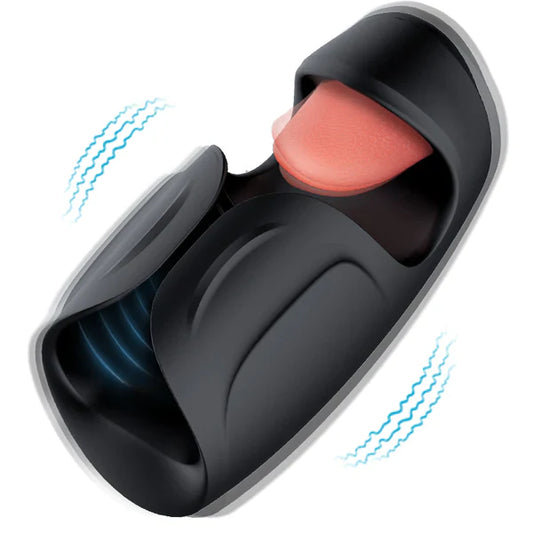 Explorer - Licking Vibrating 2-In-1 Adjustable Male Glans Trainer - Adult Wellness Product product image for intimate wellnes