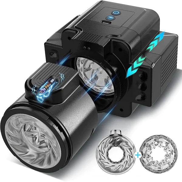 Croxton - Camera Shape 3 IN 1 Detachable Black Multifunctional Male Masturbator - Male Masturbator product image for intimate