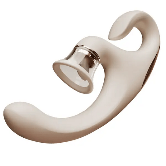 Clitoral Arousal Tongue Licking Suction Vibration Triple Stimulation Vibrators - Vibrator product image for intimate wellness