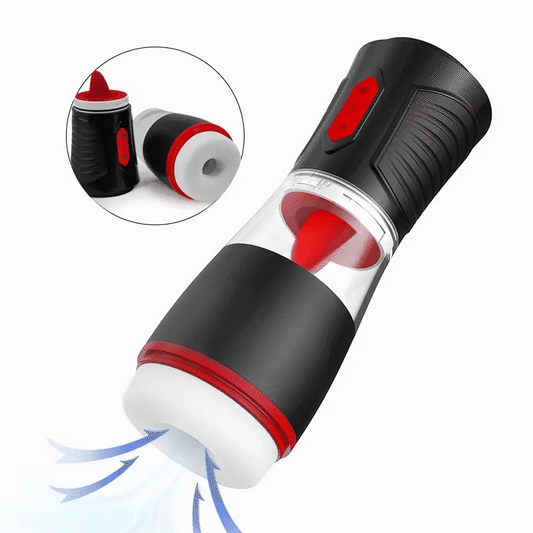 Elita 7 Tongue-Licking & 4 Sucking Modes Male Masturbator Cup - Male Masturbator product image for intimate wellness and pers