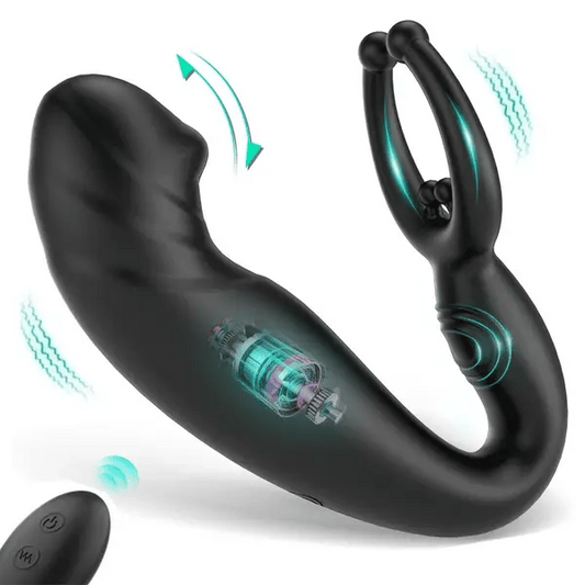Bead Massage P-spot 9 Vibrating Prostate Massager with Remote Control - Adult Wellness Product product image for intimate wel