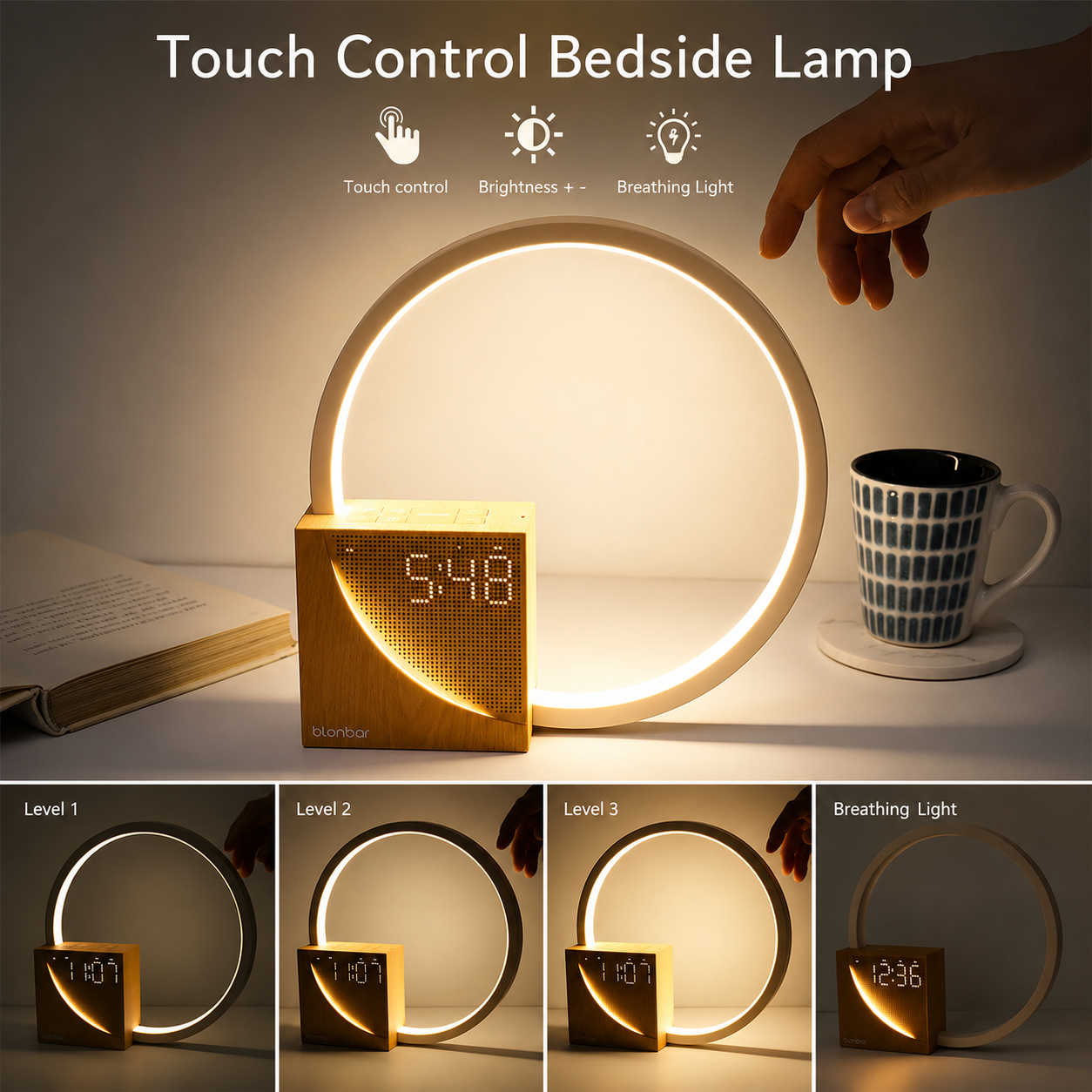 Sunrise Alarm Clock Gift with Lamp and Sound Machine for Family and Friends