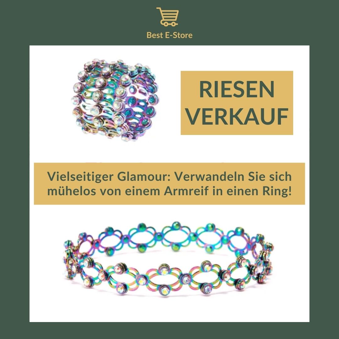 🎁 Das perfekte Geschenk: Wandelbarer Armreif funkelnden Zirkoniasteinen 💎