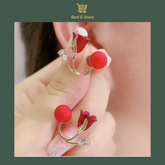 🌸 Elegant Tulip Flower Earrings : The Perfect Gift for Every Occasion