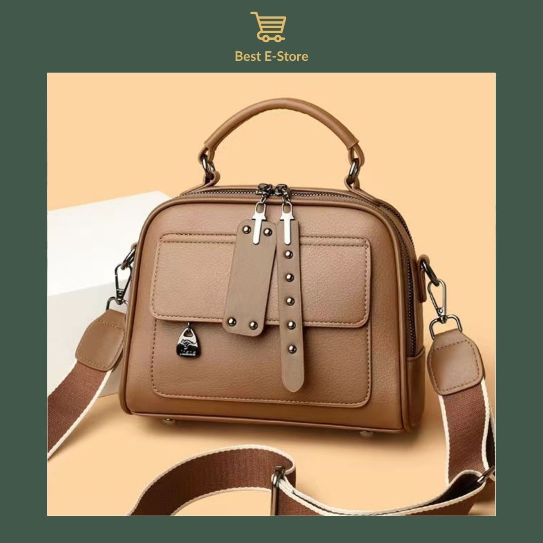 👜 Elegant Leather Shoulder Bag: Stylish & Spacious ✨