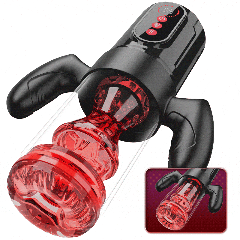 【Pre-sale until 7/17】Terminator - Telescopic Rotating Male Masturbator - 9 Modes Sucking Thrusting with Handle