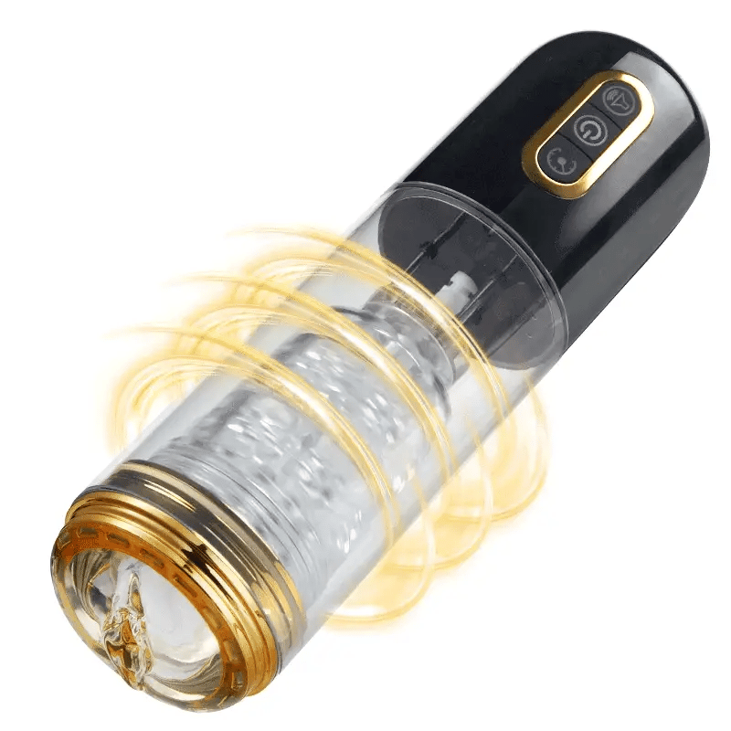 Alex Labial Entrence-10 Thrusting Rotating 10 Sucking Automatic Male Oral Sex Masturbator - Male Masturbator product image fo
