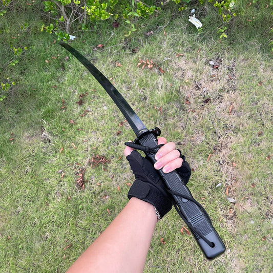 Tactical Black Warrior Katana
