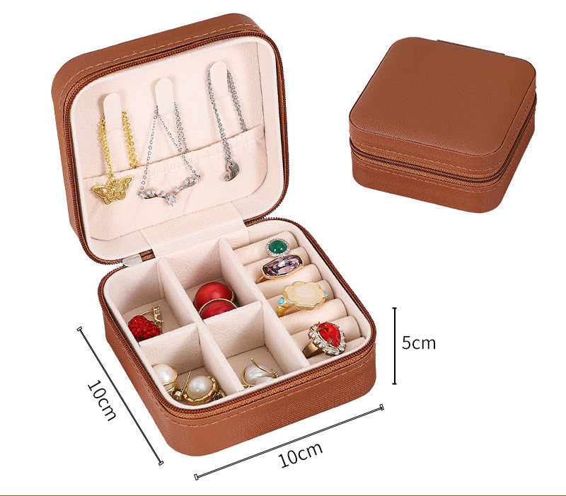 Elegant Mini Jewelry Case in Multiple Colors for Every Style