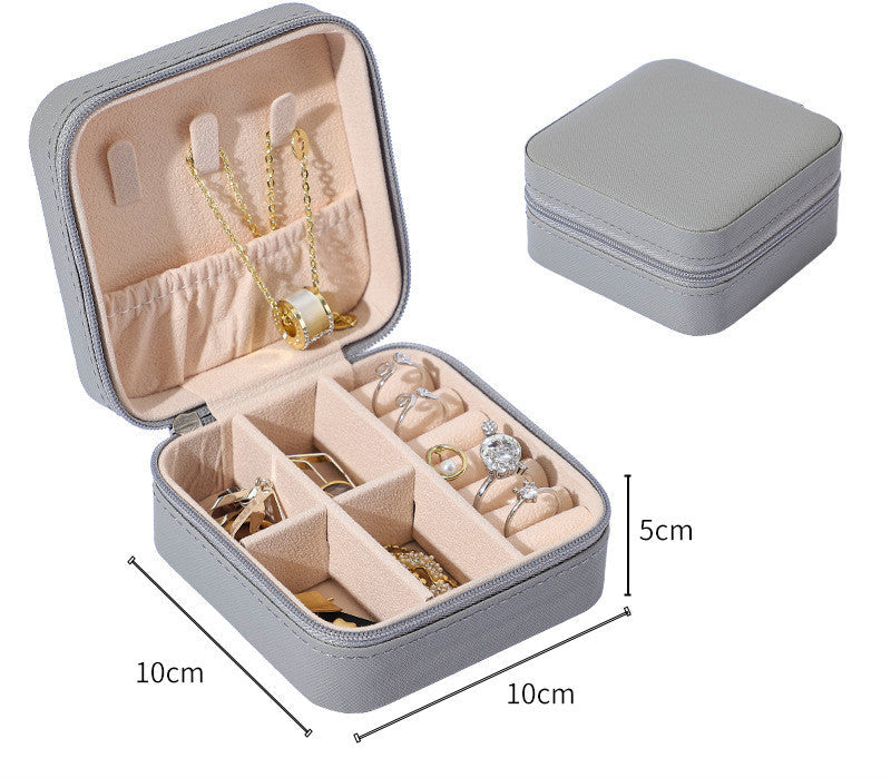 Elegant Mini Jewelry Case in Multiple Colors for Every Style