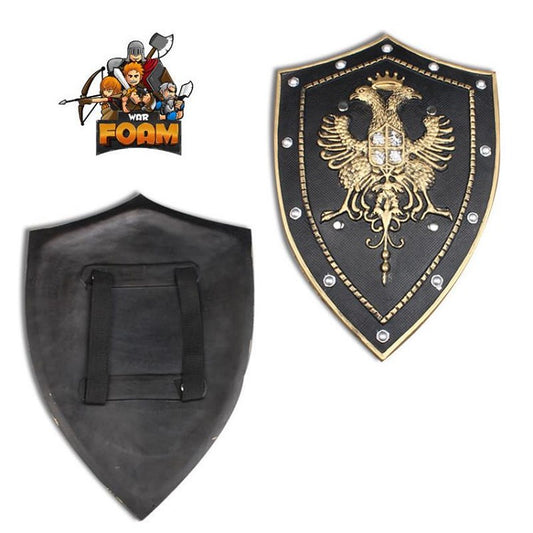 Medieval Crusader Knight Twin Eagle Foam Fantasy Shield LARP