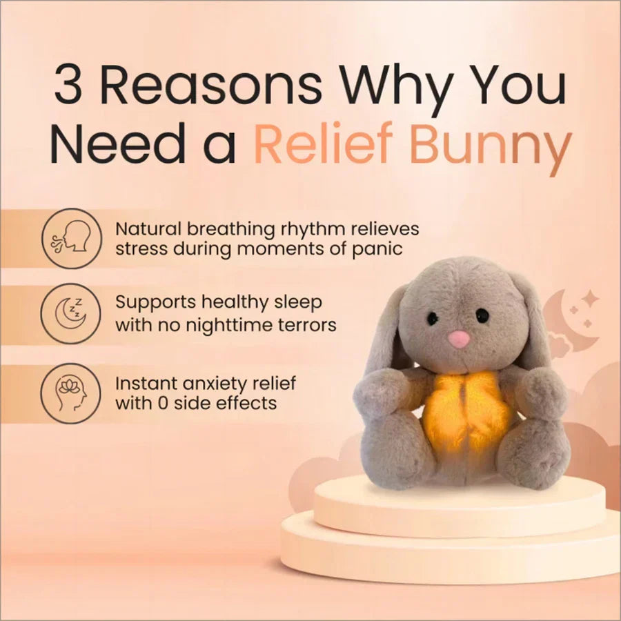 Breathing Teddy Bear with Music & Light