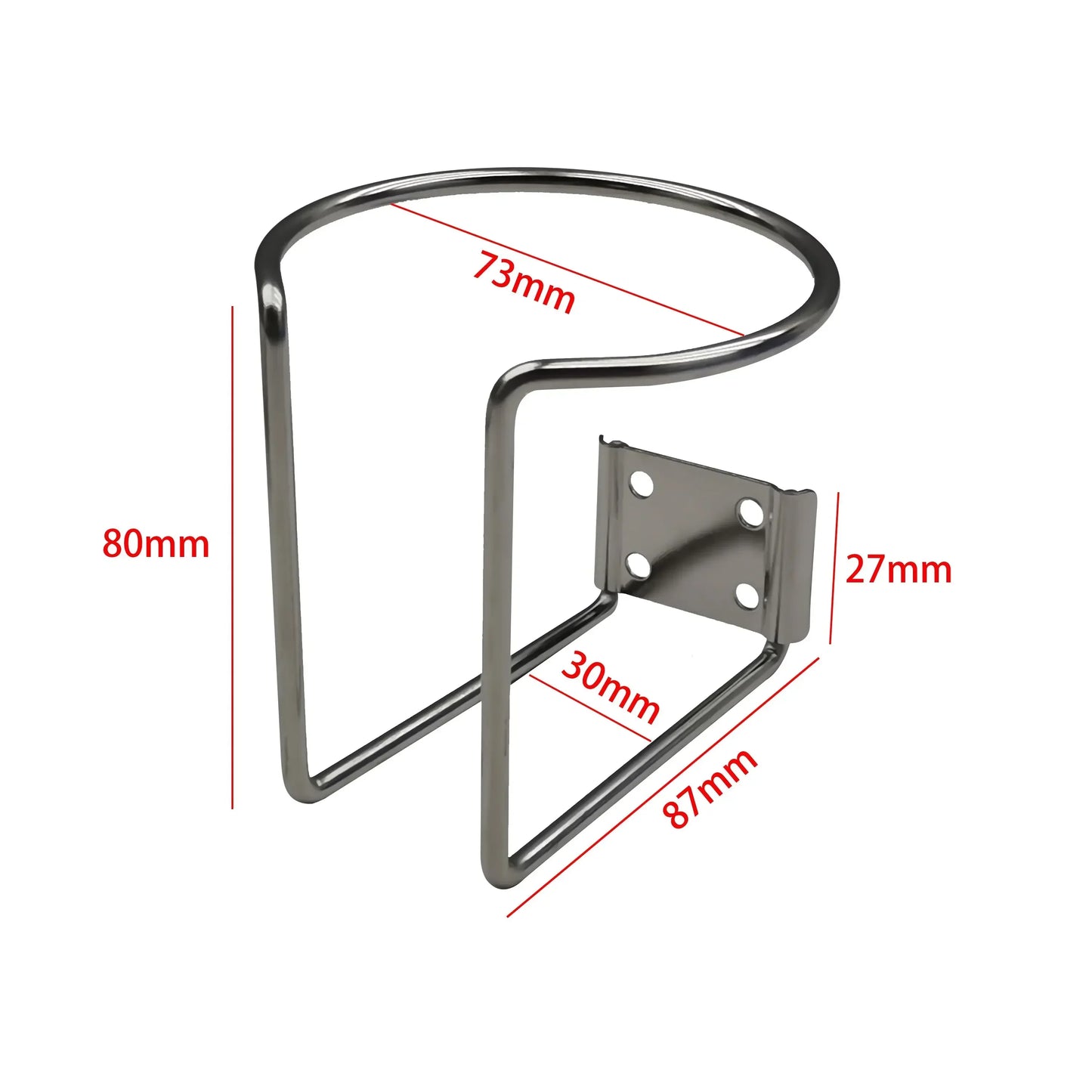 Stainless Steel Boat Ring Cup Drink Holder