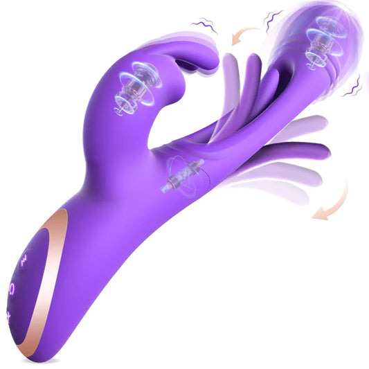 Unique 3 in 1 Multiple Stimulation female G-Spot Vibrator Toy - Vibrator product image for intimate wellness and personal car
