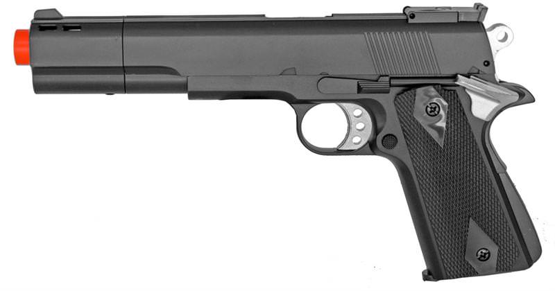 HFC Green Gas FPS-300 M1911 Long Barrel Airsoft Pistol