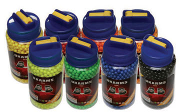 2000 BBs .12g 6mm Quickload Container Airsoft Gun | Color| Orange