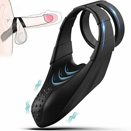 10 Ultra-Premium Vibrations Double Cock Rings - Cock Ring product image for intimate wellness and personal care