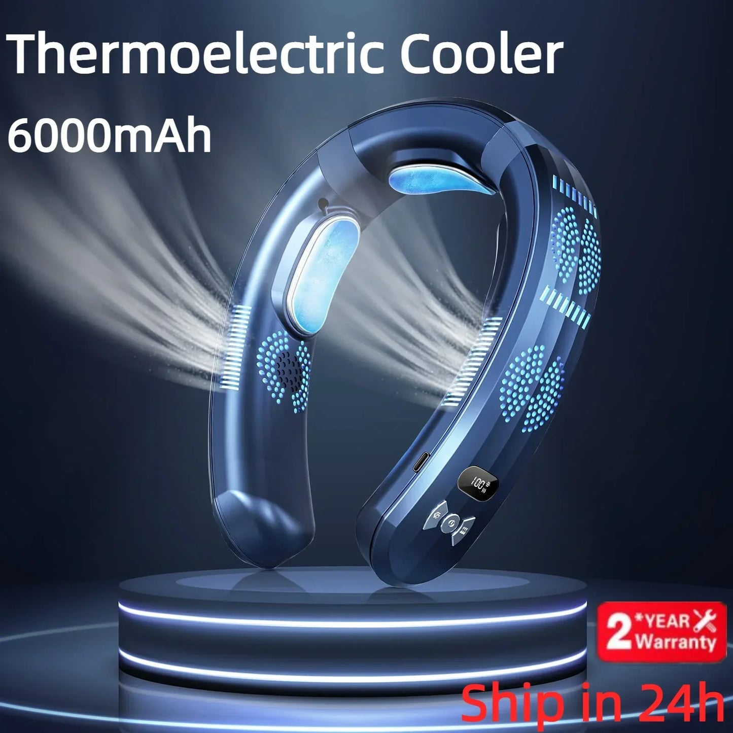 Wearable USB Rechargeable Neck Air Conditioner
