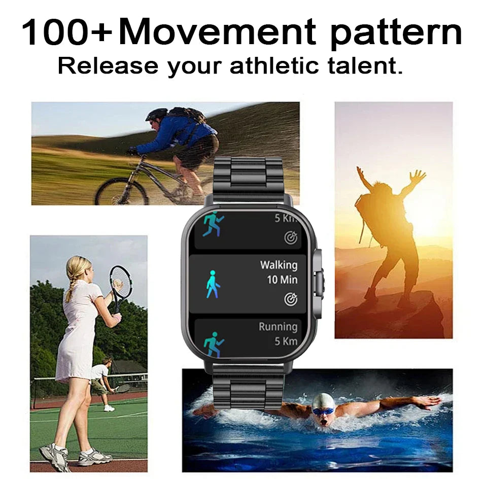 2-in-1 Smart Watch with Earphones Bluetooth GPS (Black)