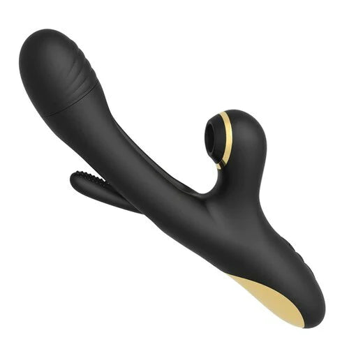 3 IN 1 Sucking & Flapping Vibrator G Spot Clitoral Stimulator with 7 Modes Massager